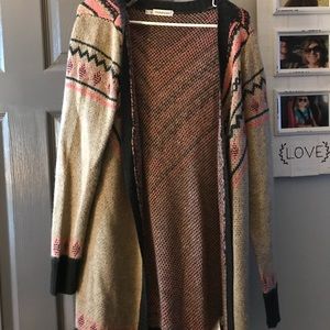 Maurice’s Aztec cardigan. Never worn